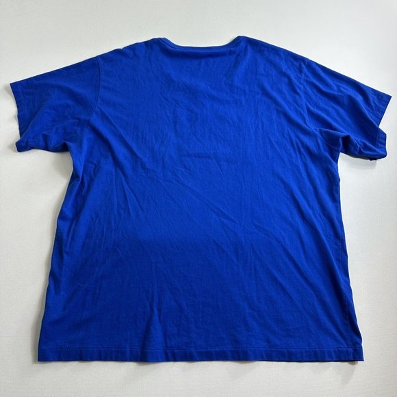 Polo Ralph Lauren The Big Fit Logo Jersey T-Shirt Mens Large Blue Short Sleeve - Picture 2 of 10